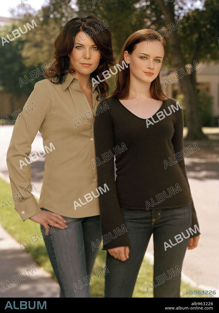 ALEXIS BLEDEL und LAUREN GRAHAM in GILMORE GIRLS, 2000, unter der Regie von JAMIE BABBIT. Copyright WARNER BROS. TELEVISION.