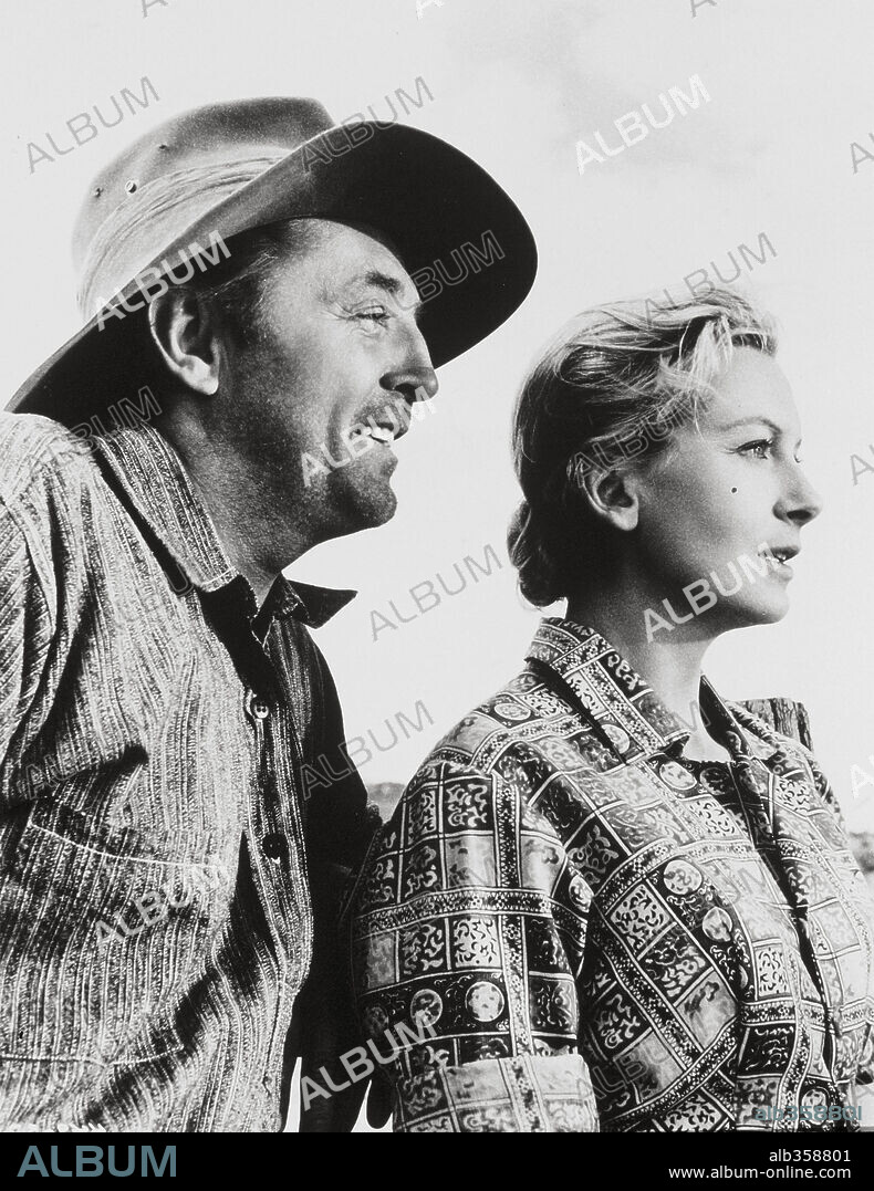 DEBORAH KERR y ROBERT MITCHUM en TRÊS VIDAS ERRANTES, 1960 (THE SUNDOWNERS), dirigida por FRED ZINNEMANN. Copyright WARNER BROTHERS.