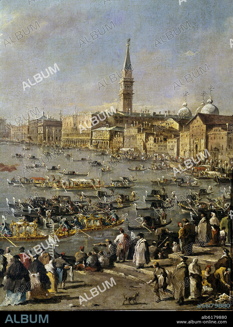 FRANCESCO GUARDI (1712-1793). FIESTA DEL CORPUS - SIGLO XVIII.