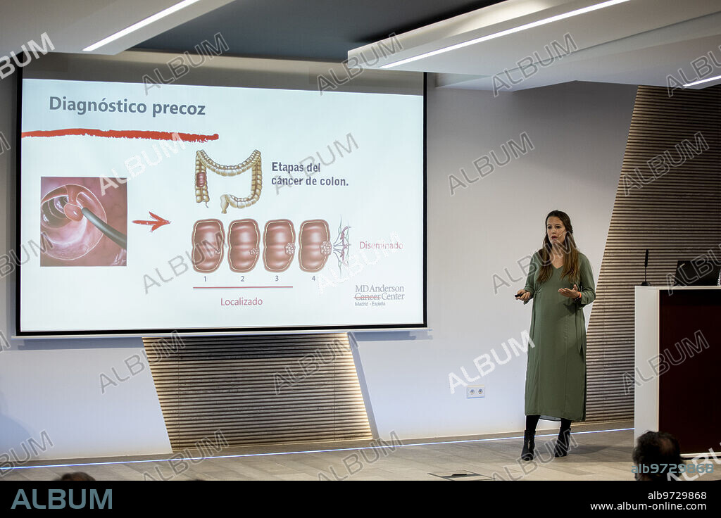 Madrid, 30/03/2022. Foro ABC Salud, 'El cáncer de colon. Prevención y tratamiento'. Intervienen José Ignacio Martín Valdés, Santiago González, Pedro Robledo, Ricardo Cubedo, Pilar Sánchez Vera, Irene López Rojo y Ana Garnica. Foto: Isabel Permuy. ARCHDC.