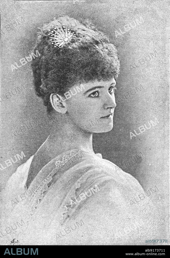 HENRY VAN DER WEYDE. ''Lady Brooke', 1891. From "The Graphic. An Illustrated Weekly Newspaper", Volume 44. July to December, 1891.