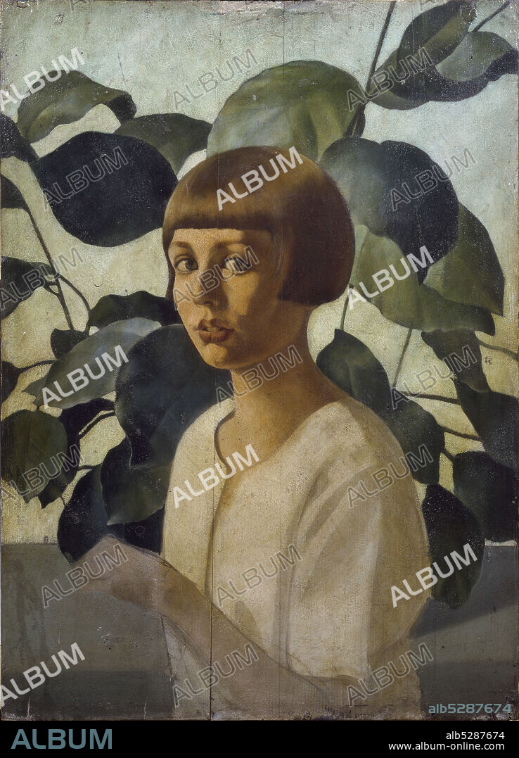 FELICE CASORATI. Study for the portrait of Renato Gualino.