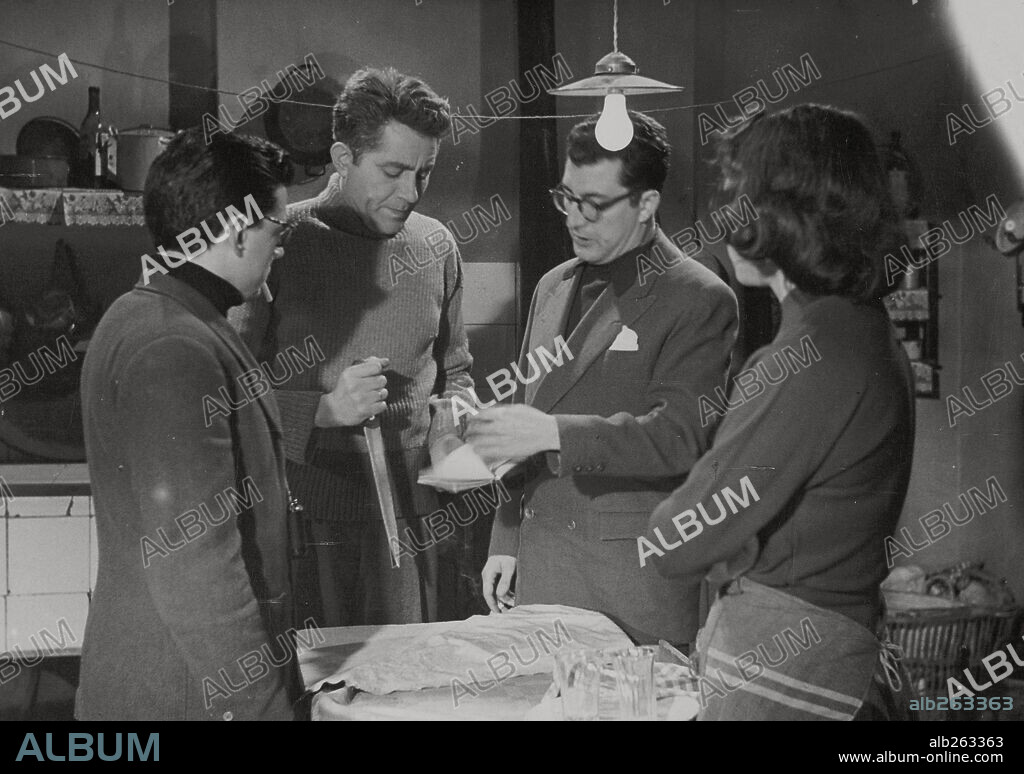 JUAN ANTONIO BARDEM in HAPPY EASTER, 1954 (FELICES PASCUAS), directed by JUAN ANTONIO BARDEM. Copyright EXCLUSIVAS FLORALVA.