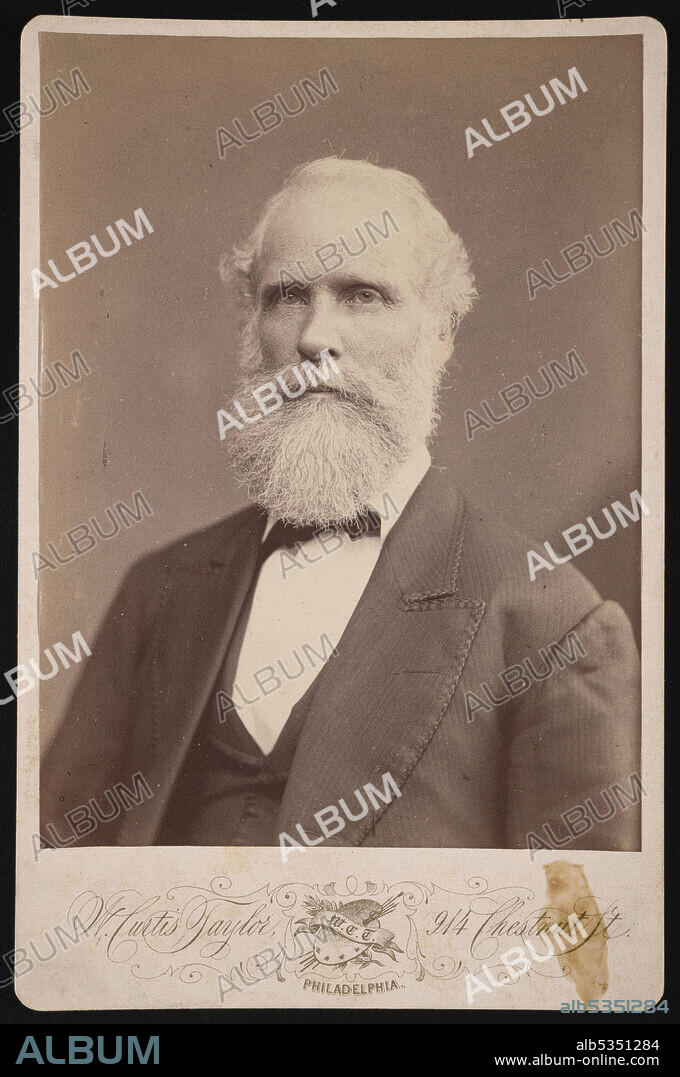 WILLIAM CURTIS TAYLOR. Portrait of Garland Carr Broadhead (1827-1912), Before 1884.