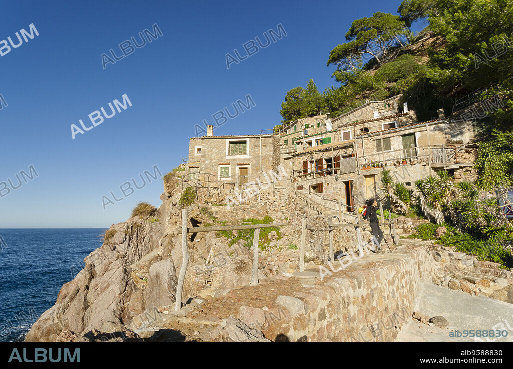 Es Caló de S' Estaca.Valldemossa, Parque natural de la Sierra de Tramuntana. Mallorca. Islas Baleares. Spain.