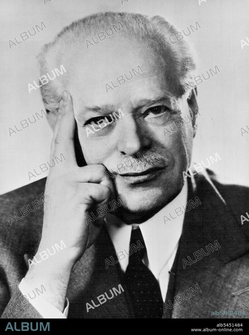 Baron Eugene De Rothschild - Eldest son of the late Baron Albert de Rothschild head of the Australian branch of the international banking family. August 21, 1953. (Photo by Dorothy Wilding, Camera Press).