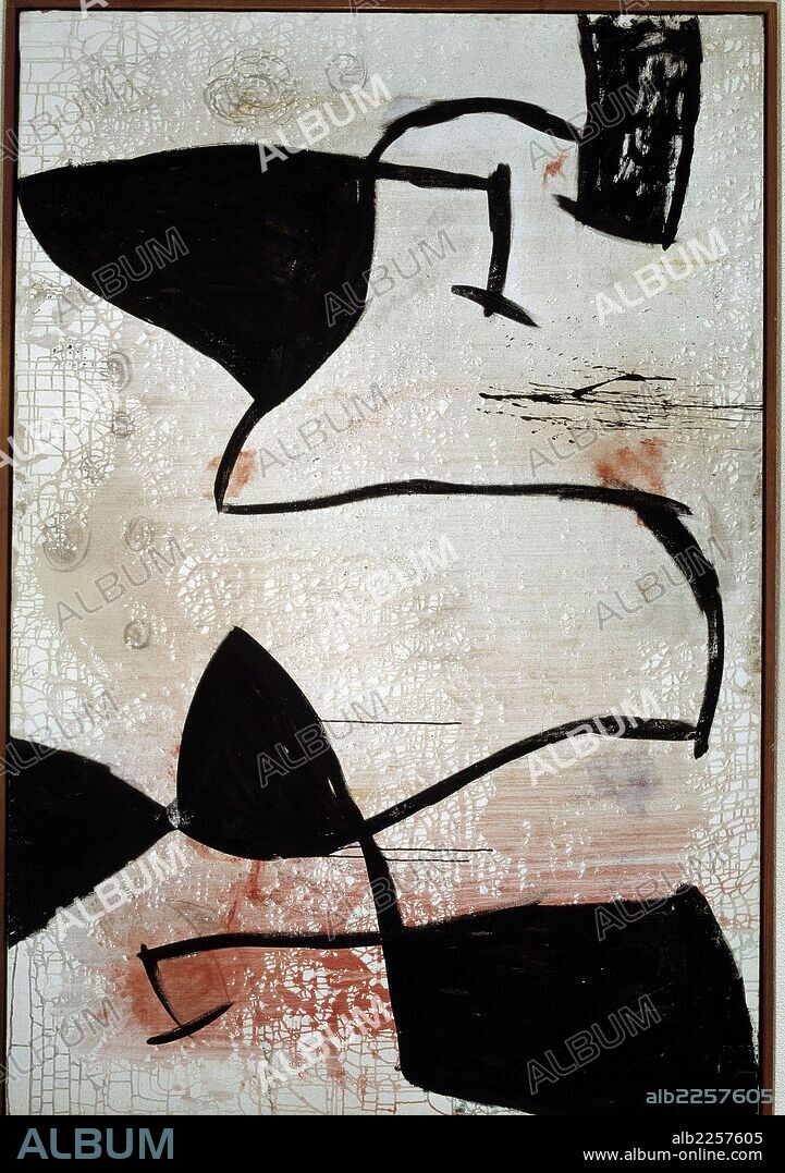 MIRO , JOAN. PINTOR ESPAÑOL. BARCELONA 1893 - 1983. " SIN TITULO " , OLEO SOBRE LIENZO AÑO 1972. FUNDACION JOAN MIRO. PALMA DE MALLORCA.