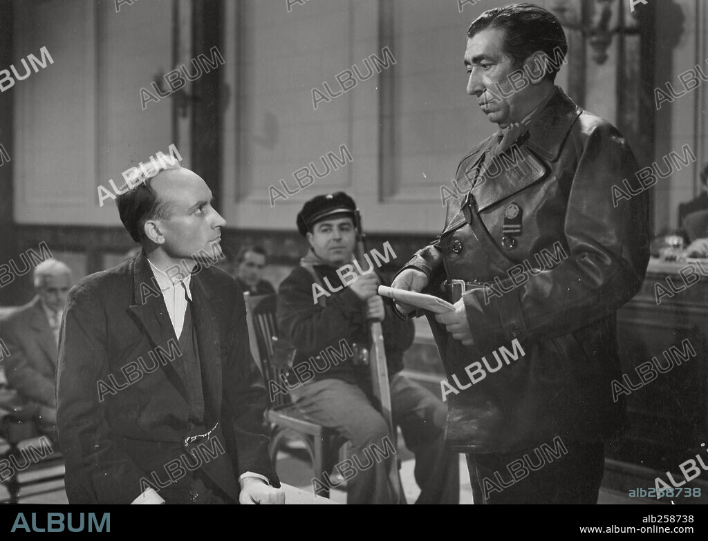 JOSE SEPULVEDA and VENANCIO MARCOS in CERCA DEL CIELO, 1951, directed by DOMINGO VILADOMAT and MARIANO POMBO.