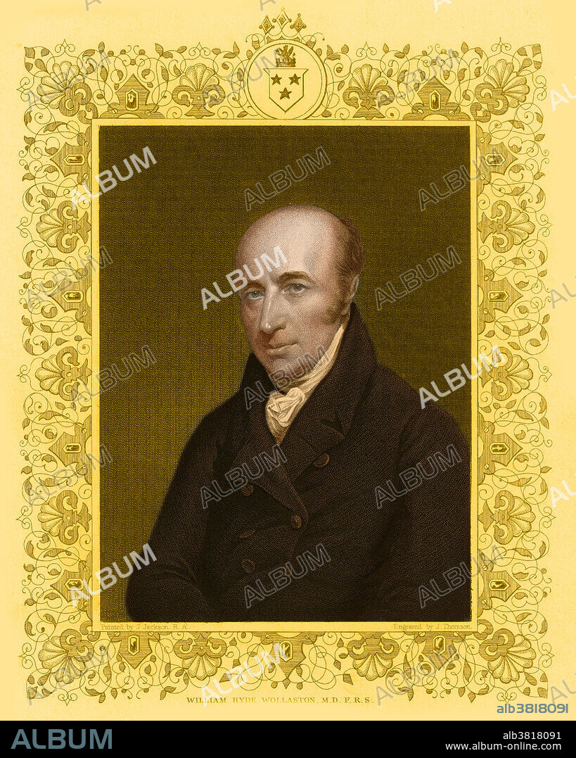 William Wollaston (1766-1828), English chemist. Wollaston is known for his discovery of palladium and rhodium. In 1800, having given up a medical practice, Wollaston earned a living from selling platinum. While experimenting with platinum ore, he discovered the elements palladium (1802) and rhodium (1804). He also pioneered powder metallurgy, where metal powder is molded into solid pieces using heat and pressure, and invented the reflecting goniometer for measuring crystal angles.