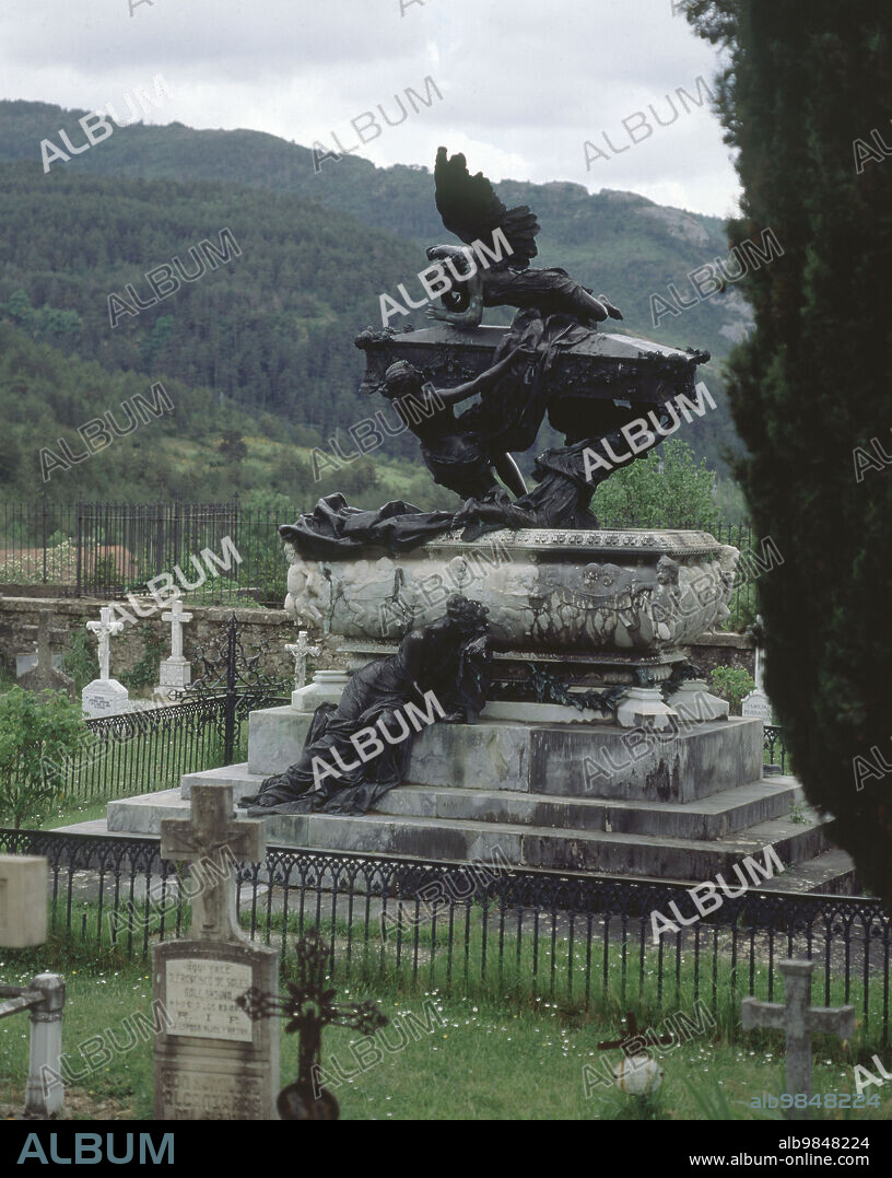 MARIANO BENLLIURE Y GIL. MAUSOLEO DE JULIAN GAYARRE.