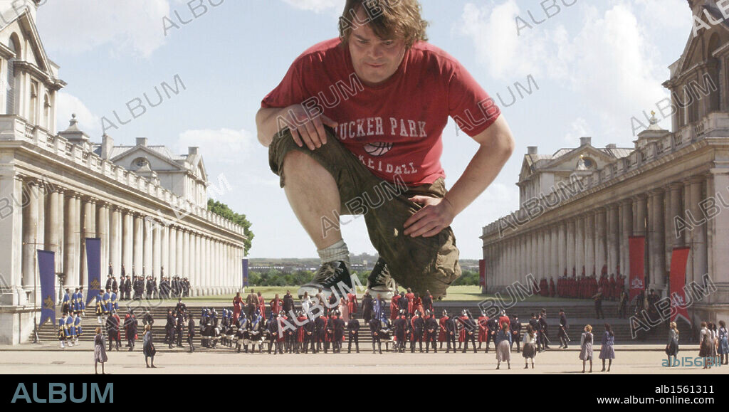 JACK BLACK en LOS VIAJES DE GULLIVER, 2010 (GULLIVER'S TRAVELS), dirigida por ROB LETTERMAN. Copyright 20TH CENTURY FOX.