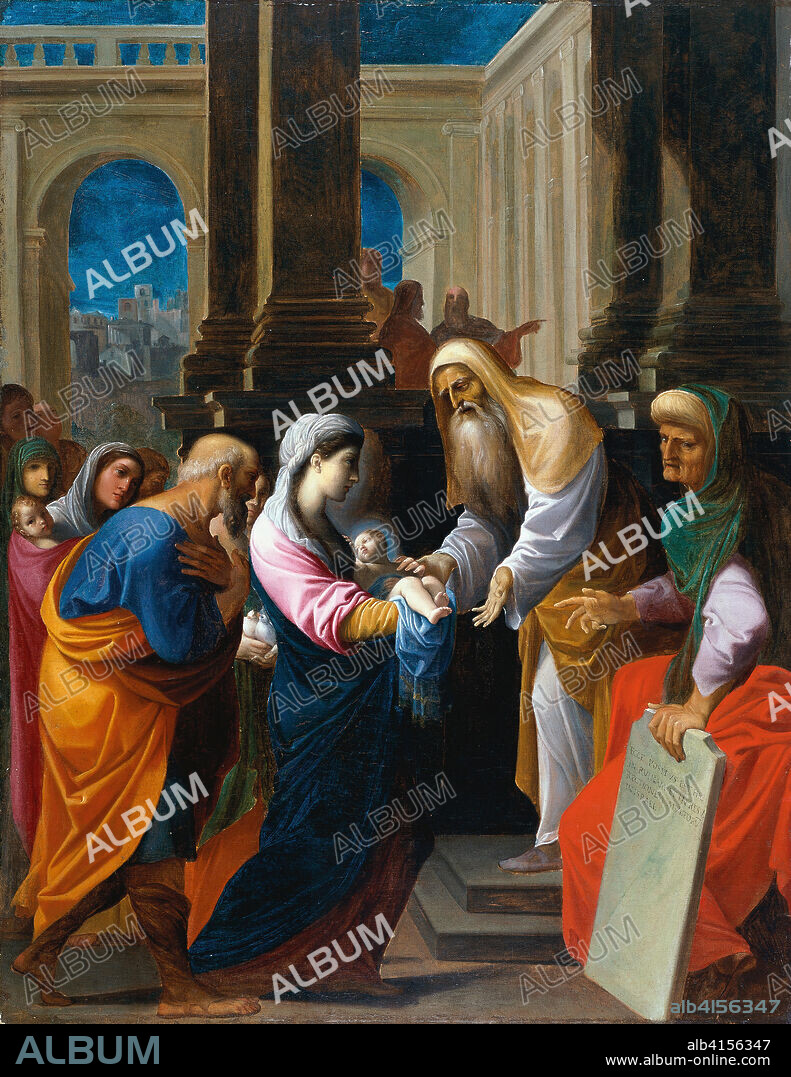 Ludovico Carracci (Bolonia, 1555-1619). La Presentación del Niño en el templo (hacia 1605). Óleo sobre lienzo. 122,6 x 94,8 cm.