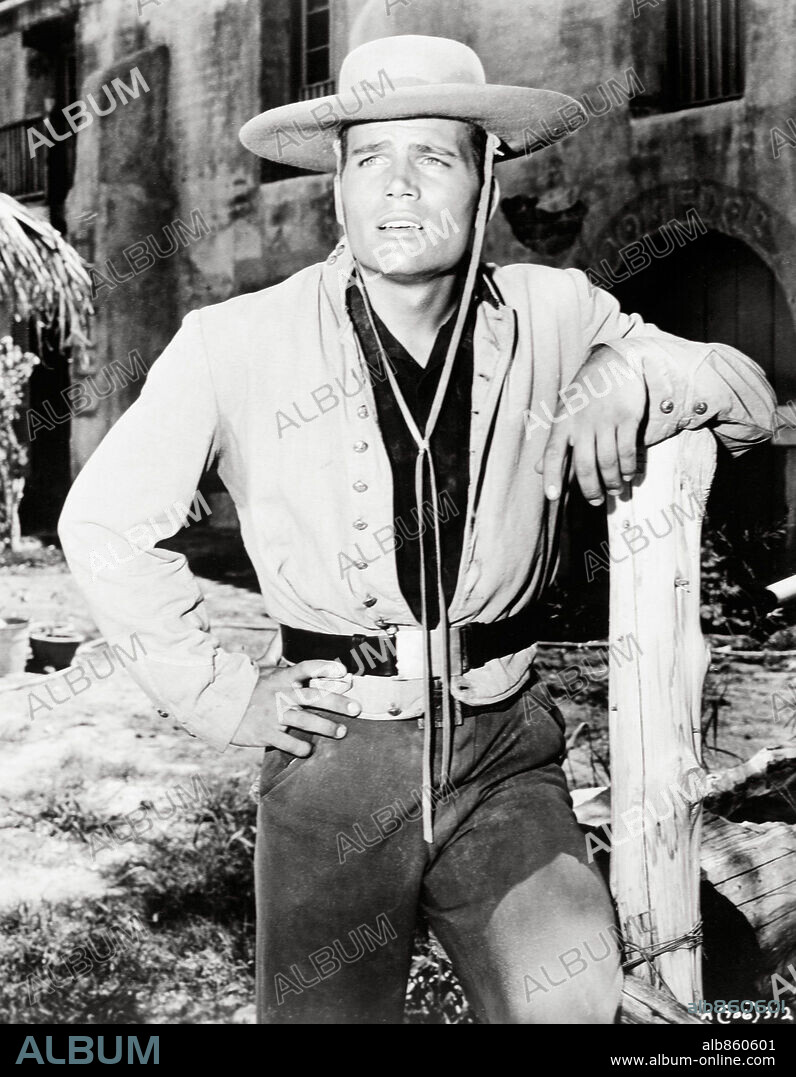 FRANKIE AVALON in THE ALAMO, 1960, directed by JOHN WAYNE. Copyright UNITED ARTISTS.