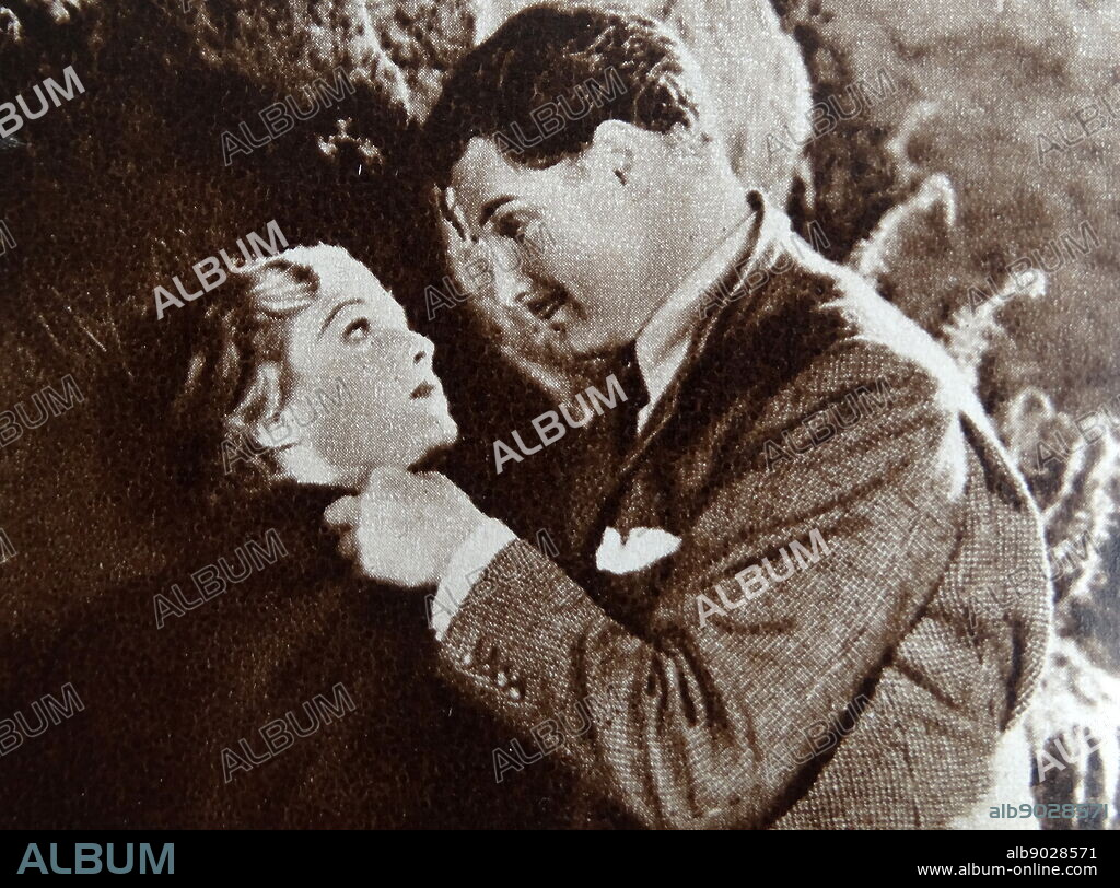Madeleine Carroll and Robert Donat in The 39 Steps, a 1935 British thriller film directed by Alfred Hitchcock. Edith Madeleine Carroll (26 February 1906 - 2 October 1987) was an English actress, popular both in Britain and America in the 1930s and 1940s. At the peak of her success in 1938, she was the world's highest-paid actress. Friedrich Robert Donat (18 March 1905 - 9 June 1958) was an English actor.