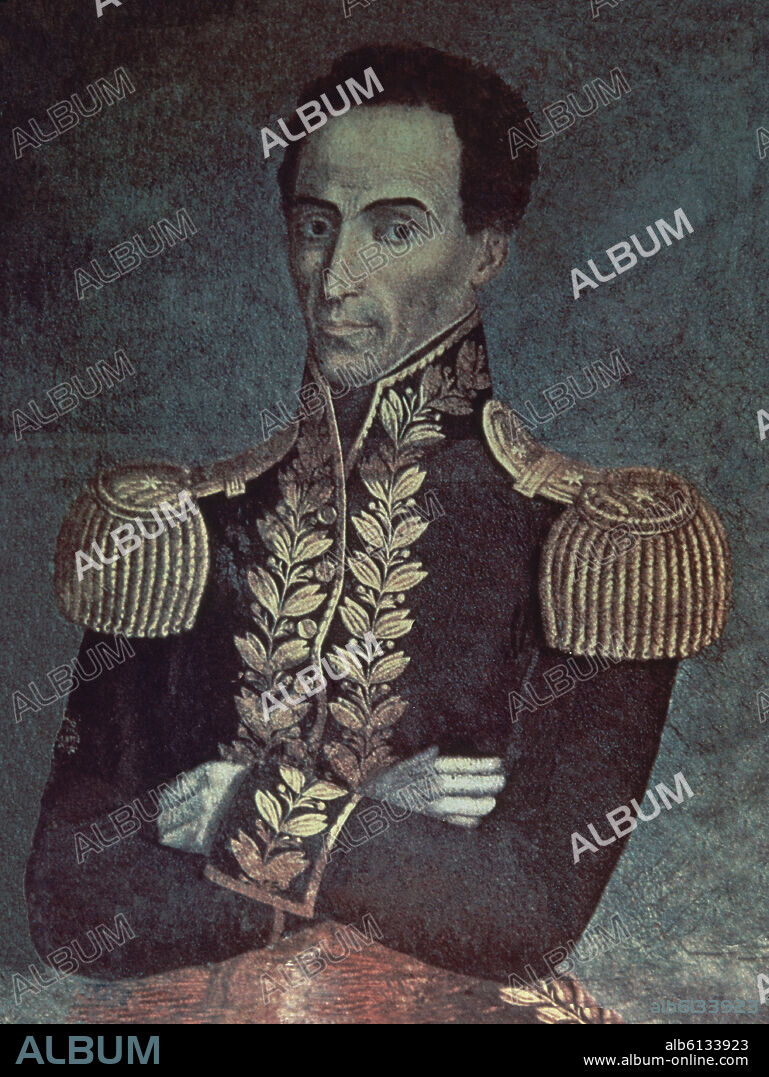 SIMON BOLIVAR (1783-1830) - VENEZOLANO - POLITICO Y MILITAR - LIDER DE LA EMANCIPACION DE SUDAMERICA -LIBERTADOR.
