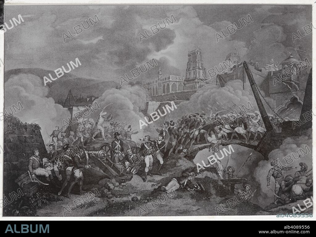 UNKNOWN. The Defence of Seringapatam. Curzon Collection: 'Souvenir of Mysore' Album. 1890s. Source: Photo 430/41(32).