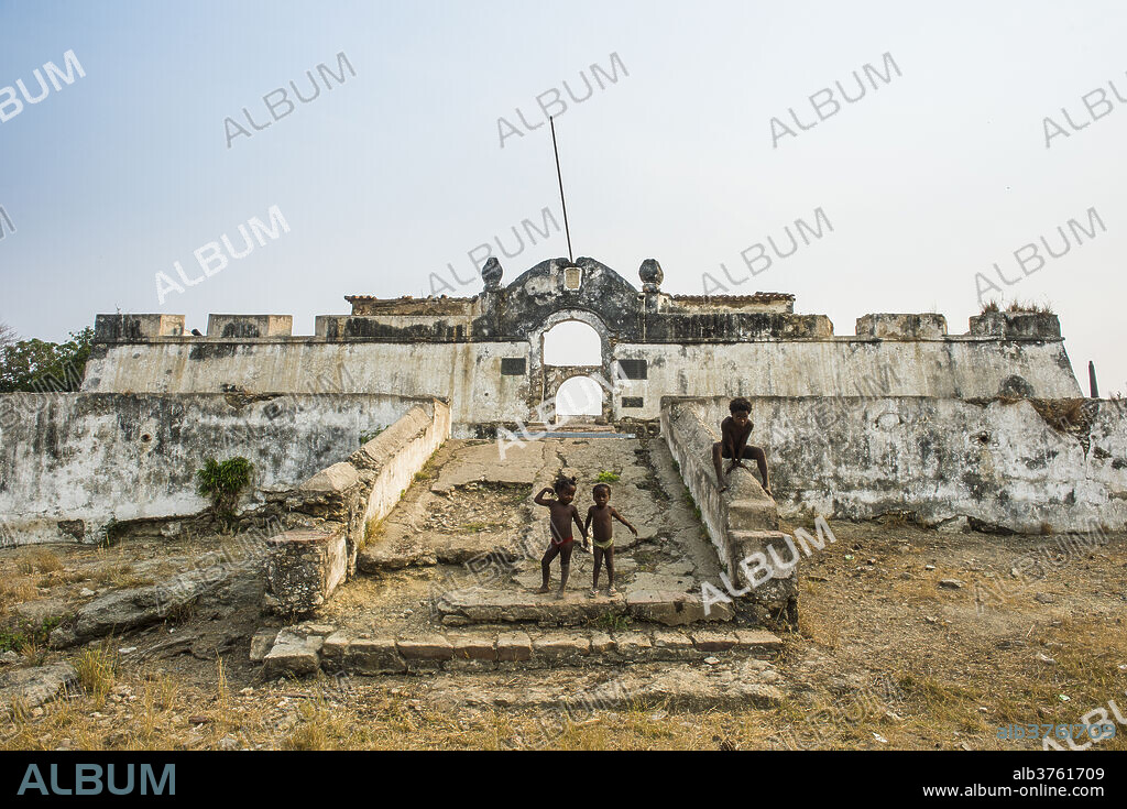 The fortress of Massangano, Cuanza Norte, Angola, Africa.