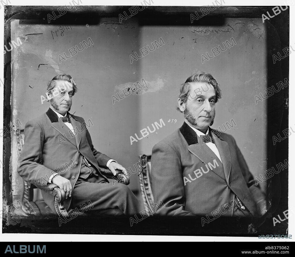 Benjamin, Hon. L.F., M.C. [Member of Congress?], between 1865 and 1880.