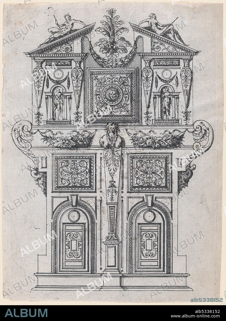 JACQUES ANDROUET DU CERCEAU. Furniture Design, 1565-70.