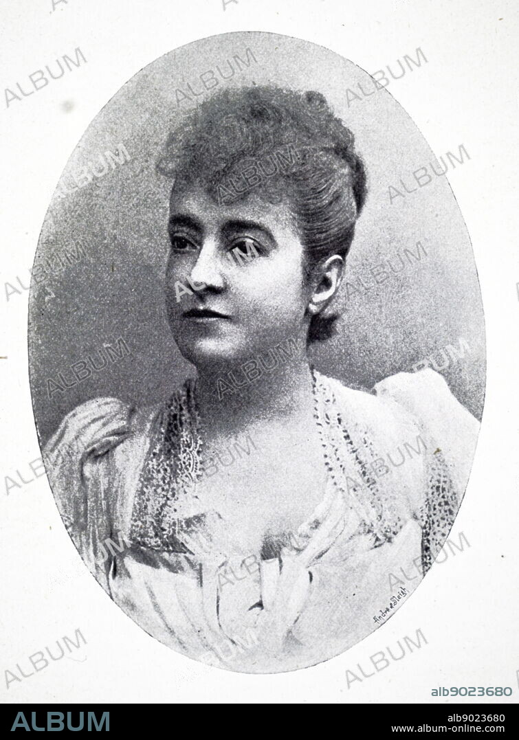 Photographic portrait of Adelina Patti (1843-1919) an Italian-French opera singer. Dated 19th century.