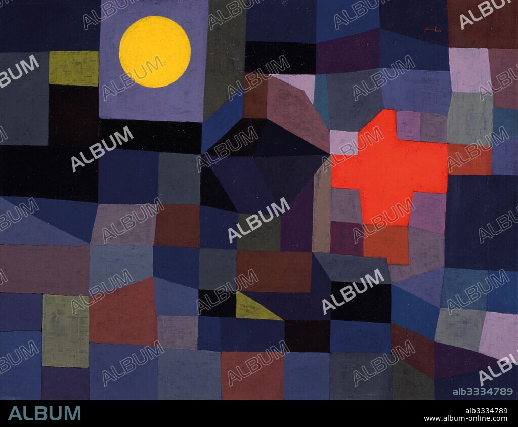 PAUL KLEE. Fire at Full Moon.