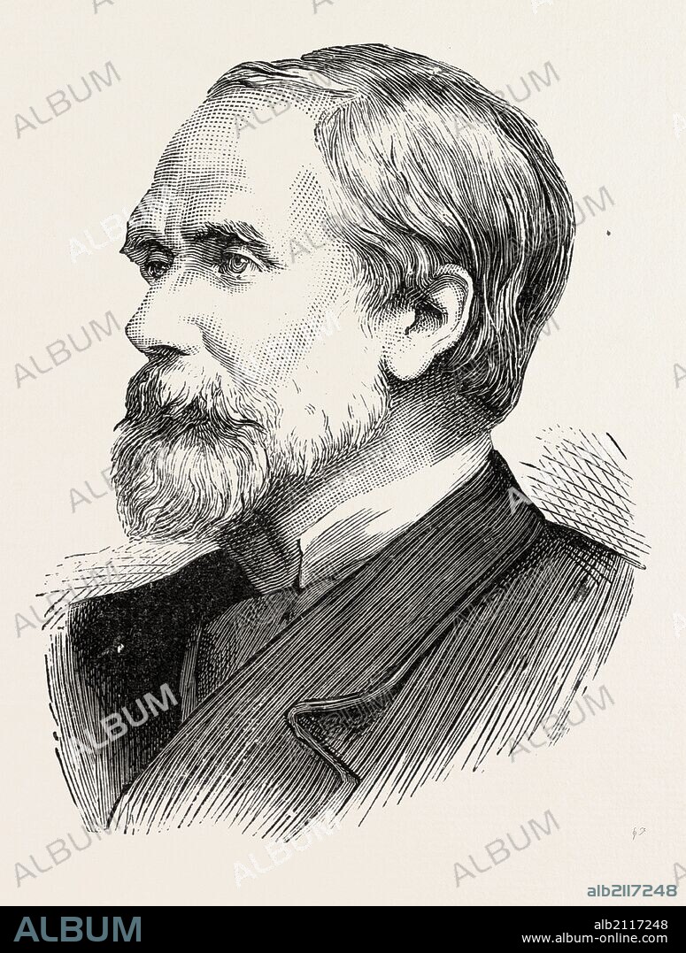 SIR HENRY YULE, He was the youngest son of the late Major William Yule, of the Bengal Army, and was born in 1820 at Inveresk, near Edinburgh. He was educated in Scotland, engraving 1890, uk, britain, british, united kingdom, great britain, europe, european.