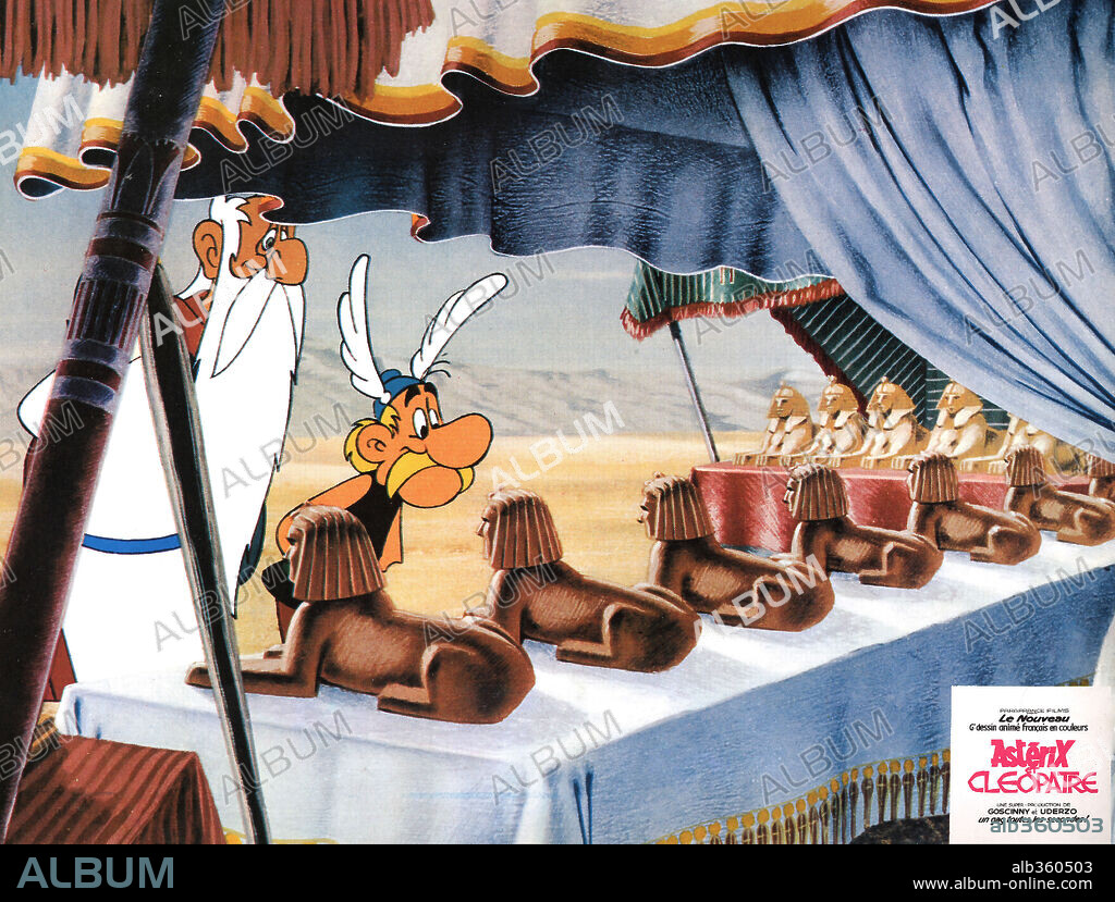 ASTÉRIX Y CLEOPATRA, 1968 (ASTERIX ET CLEOPATRA), dirigida por LEE PAYANT y RENE GOSCINNY. Copyright DARGAUD FILMS.