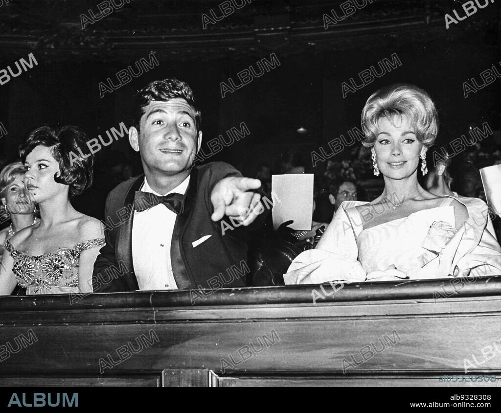 Sophie Grimaldi, Jean Claude Brialy and Dany Robin, 1961.