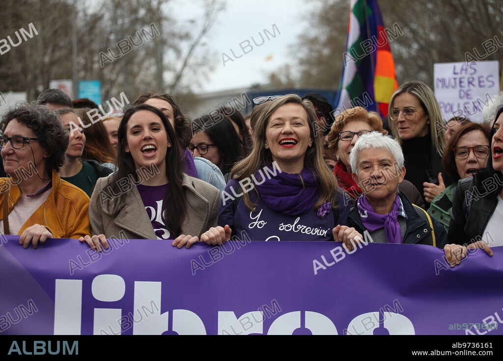 Madrid, 08/03/2020. Manifestación del día internacional de la Mujer. Foto: Isabel Permuy. Archdc.