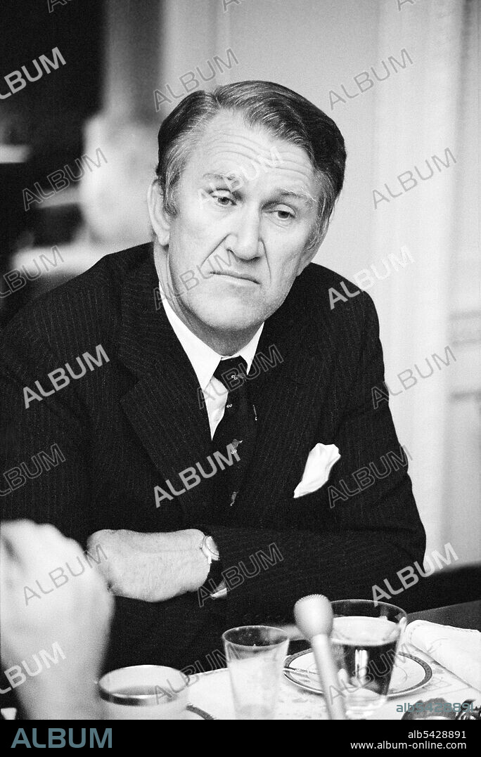 Australian Prime Minister Malcolm Fraser during News Conference, Washington DC, USA, Thomas J. O'Halloran, January 3, 1979.