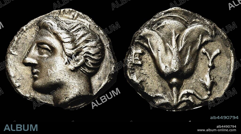 ANCIENT COINS NUMISMATIC. Memnon of Rhodes. Drachma.