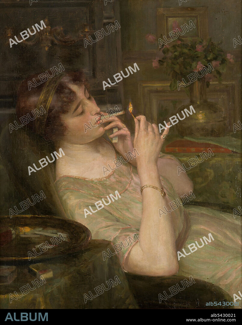 AUGUSTE LEVÊQUE. Auguste Levèque / Suzanne. Oil on canvas. Private collection.