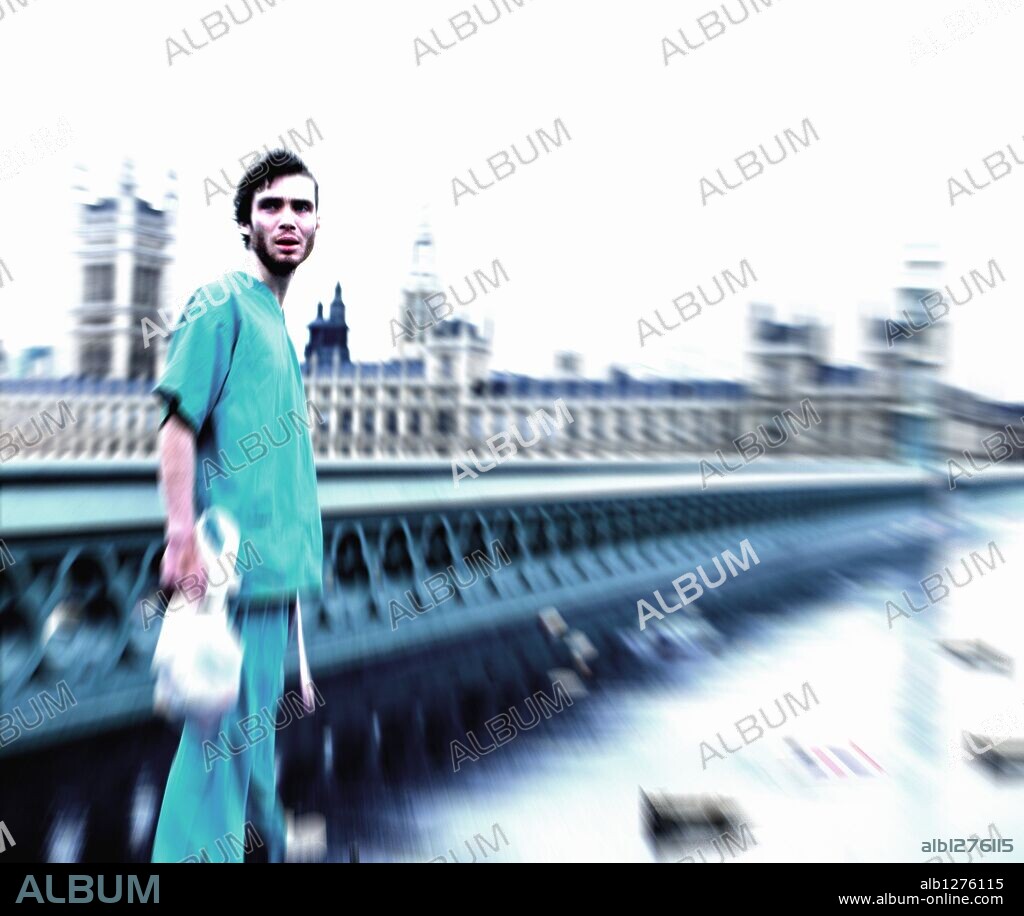 CILLIAN MURPHY en 28 DIAS DESPUES, 2002 (28 DAYS LATER.. .), dirigida por DANNY BOYLE. Copyright FOX SEARCHLIGHT PICTURES.