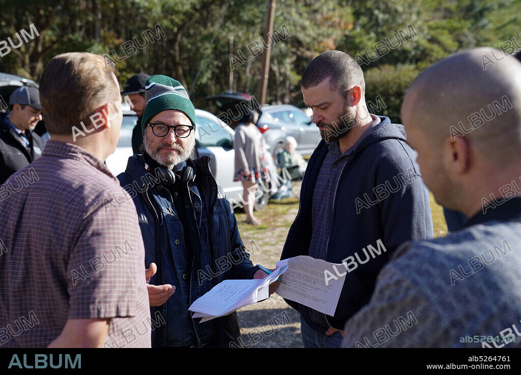 FISHER STEVENS and JUSTIN TIMBERLAKE in PALMER, 2021, directed by FISHER STEVENS. Copyright SIDNEY KIMMEL ENTERTAINMENT.