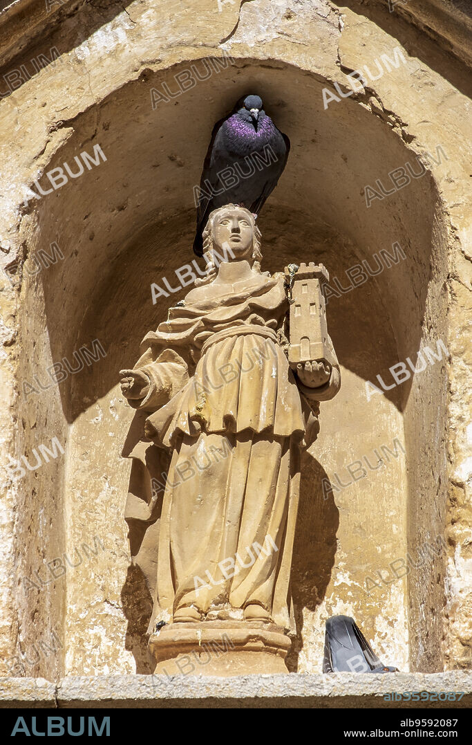 iglesia de de Sant Mateu, Bunyola, Mallorca, balearic islands, Spain.