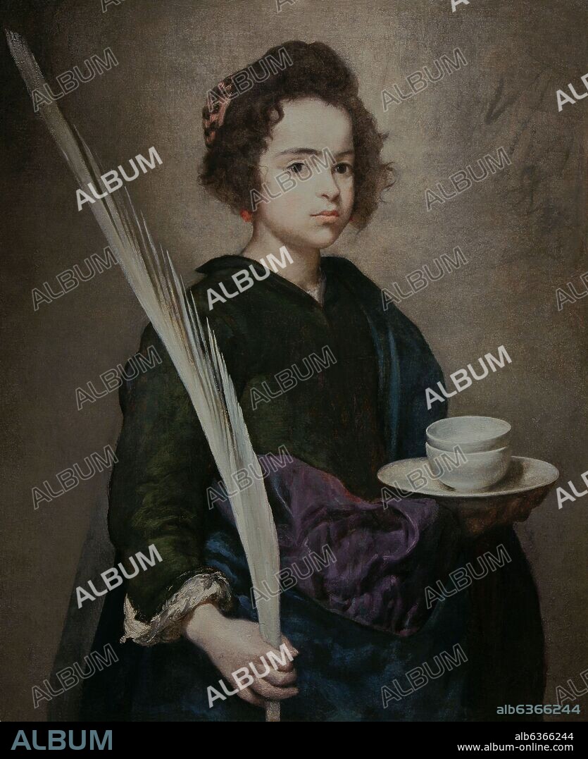 DIEGO VELAZQUEZ (1599-1660). SANTA RUFINA - 1632/34 - BARROCO ESPAÑOL.