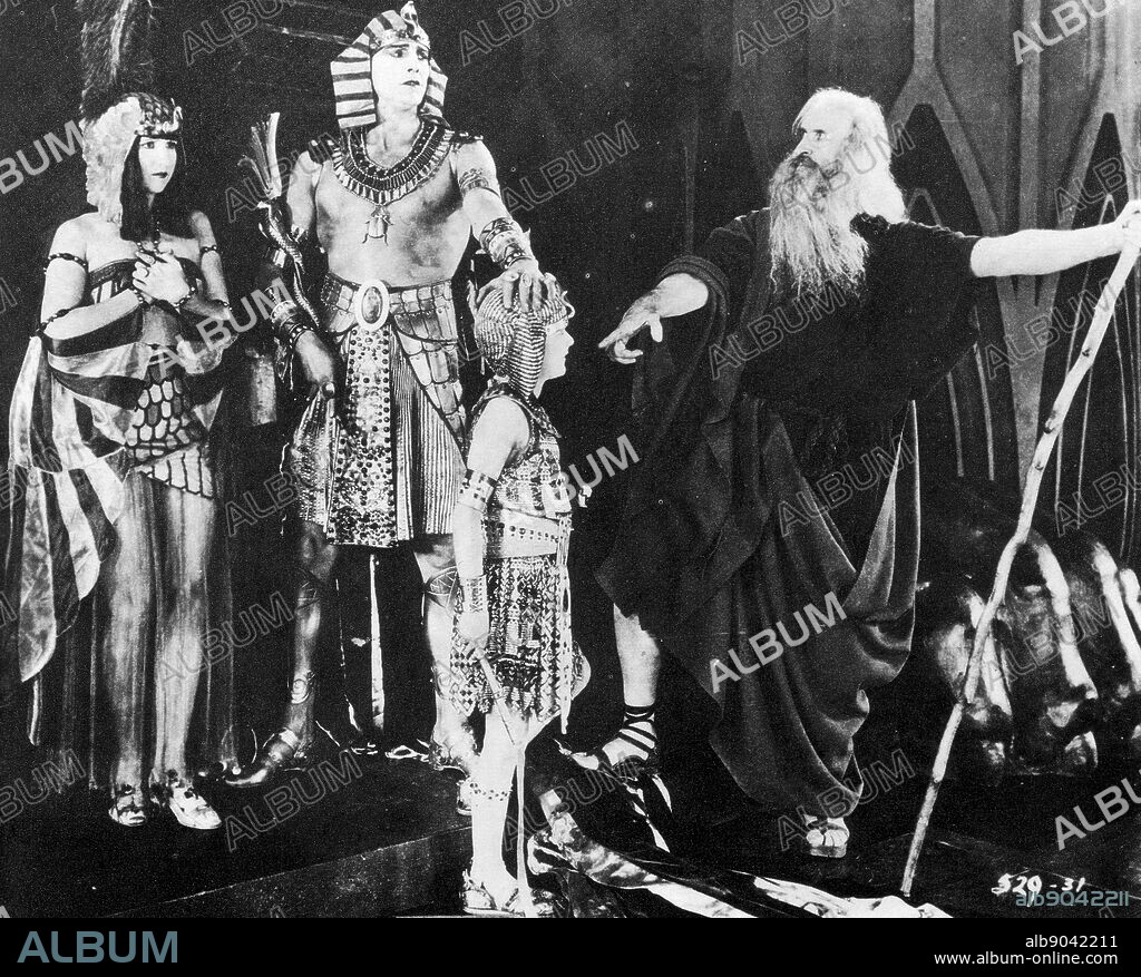 The Ten Commandments (1923)The story of Moses leading the Jews from Egypt to the Promised Land, his receipt of the tablets and the worship of the golden calf. Director: Cecil B. DeMille. starring: Theodore Roberts, Charles De Roche, Estelle Taylor.
