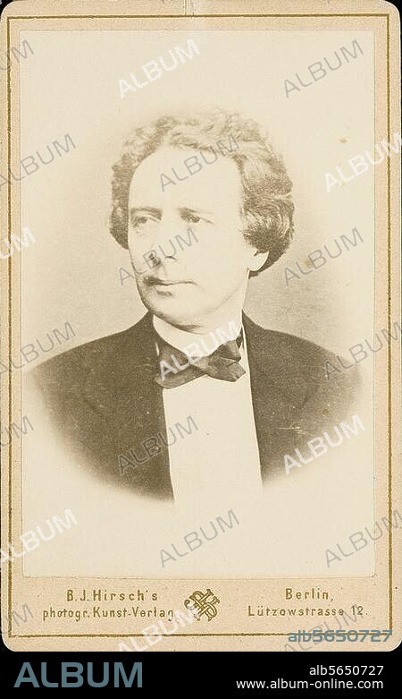 Haase, Friedrich; Schauspieler; Berlin. 1.11.1825 - ebd. 17.3.1911. Porträtaufnahme, undat. um 1870? (B.J. Hirsch's photographischer Kunstverlag, Berlin). Berlin, Sammlung Archiv für Kunst und Geschichte.