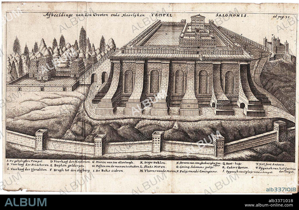 JACOB JUDAH ARYEH LEON. De templo Hierosolymitano (Solomon's Temple).