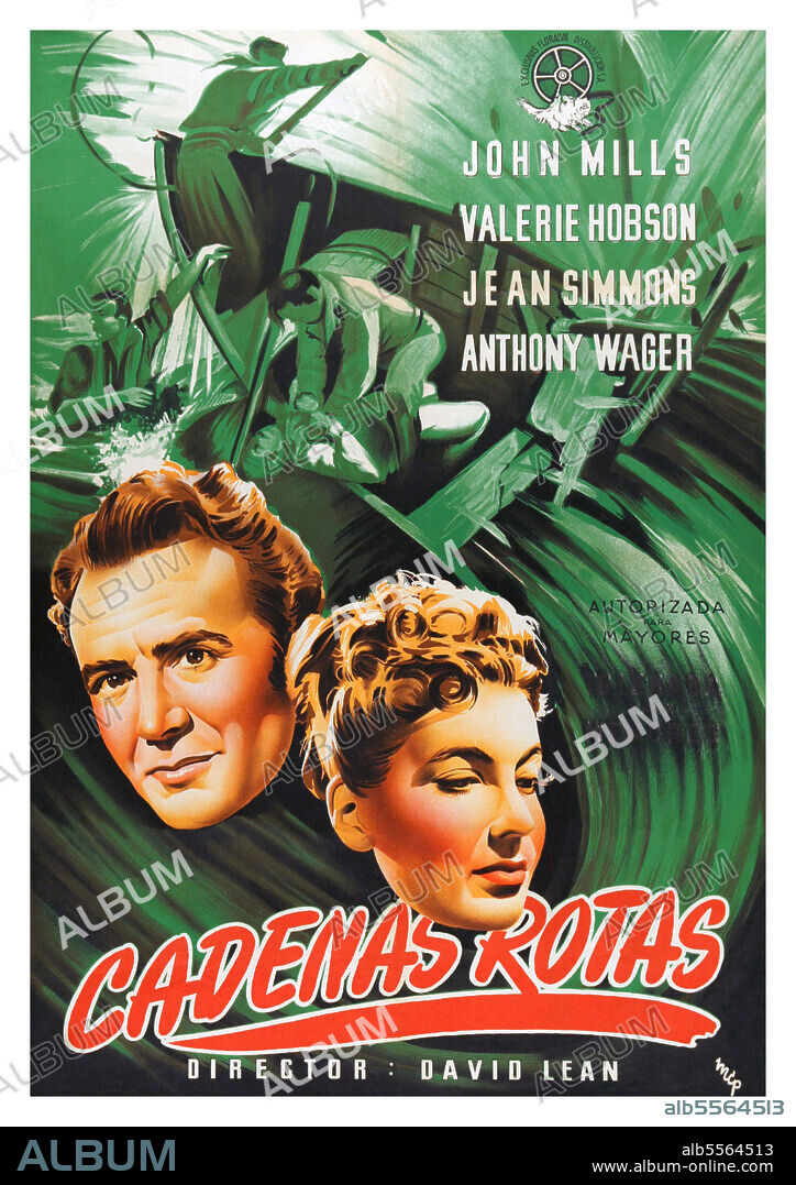 JEAN SIMMONS y JOHN MILLS en CADENAS ROTAS, 1946 (GREAT EXPECTATIONS), dirigida por DAVID LEAN. Copyright RANK.