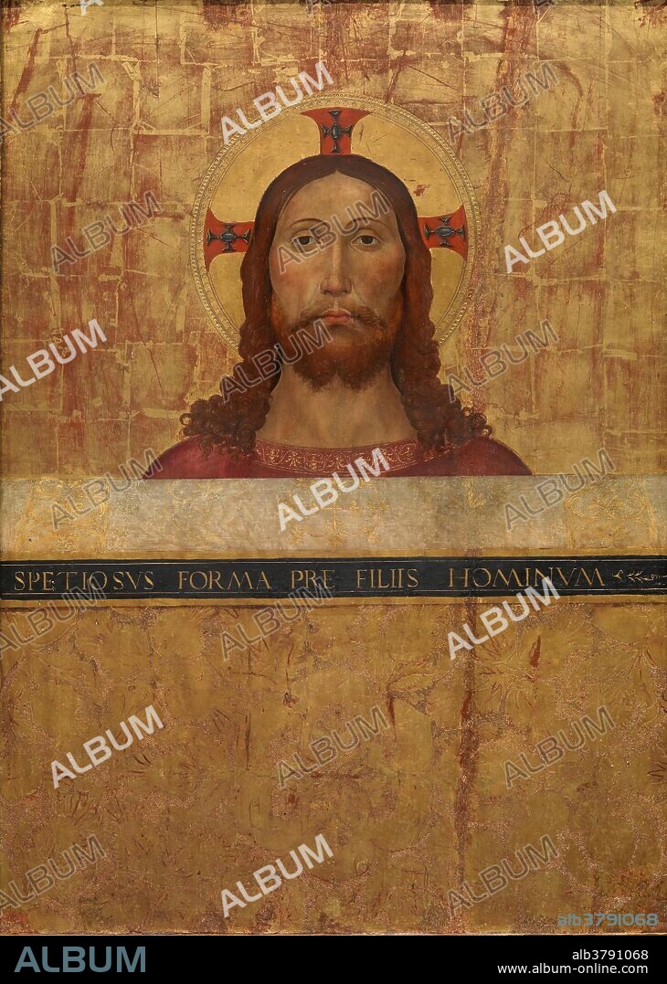 ROMANO ANTONIAZZO. Antoniazzo Romano (Antonio Di Benedetto Aquili) / 'Bust of Christ'. Ca. 1495. Tempera on panel.