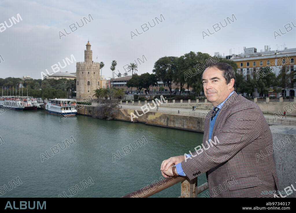 Sevilla, 04/01/2020. Entrevista con Javier Solís Beaumont, Conde de Casa Alegre, en el entorno de la Torre del Oro. Foto: Vanessa Gómez ARCHSEV.