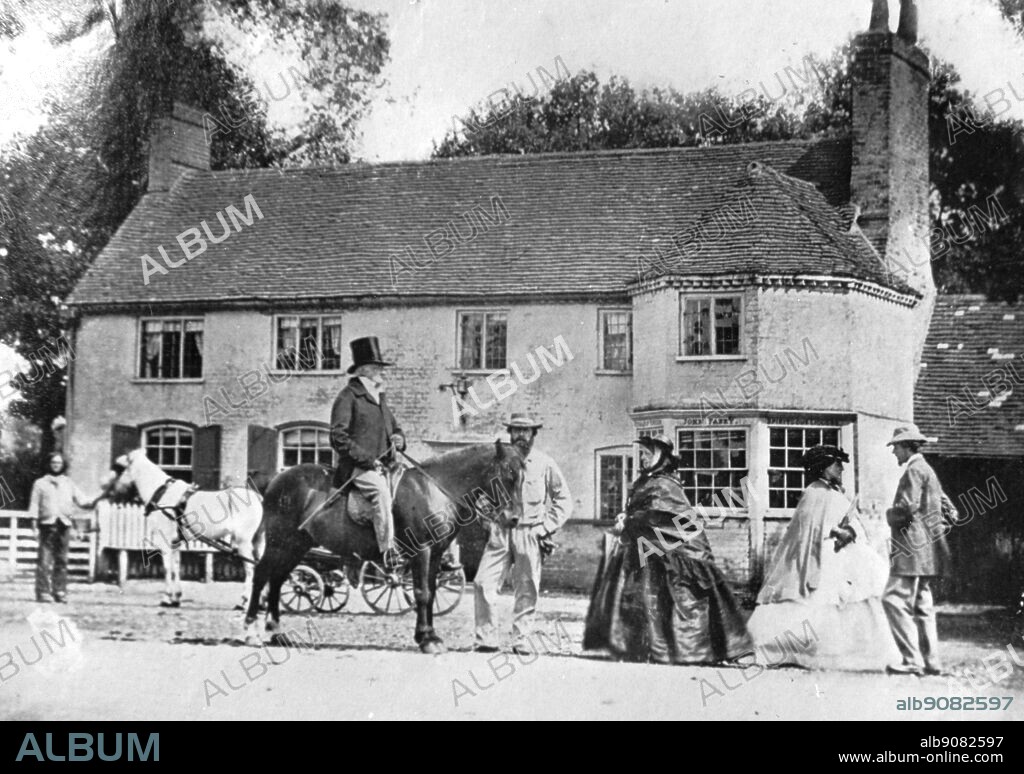 The White Hart, Sherfield on Loddon near Basingstoke 1856.