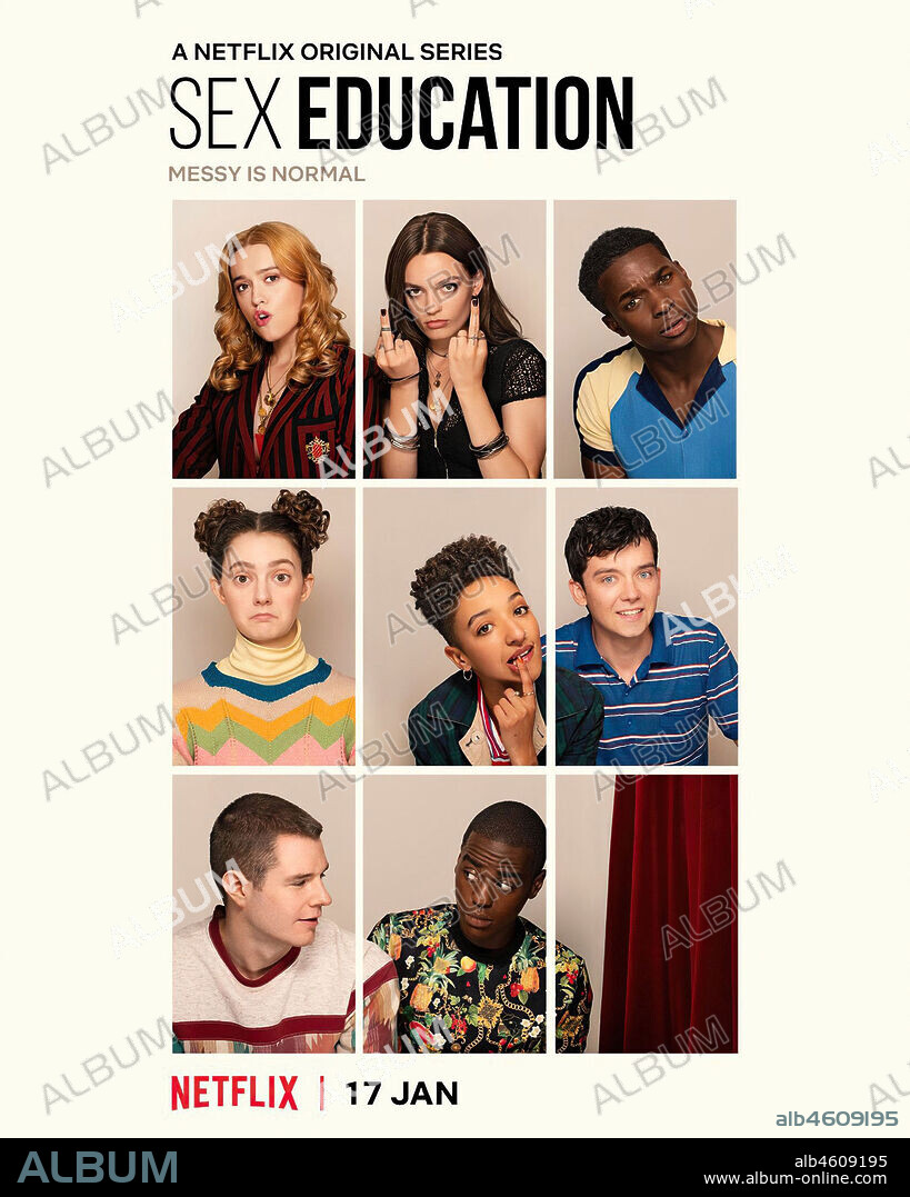 Affiche de SEX EDUCATION, 2019, réalisé par BEN TAYLOR et KATE HERRON. Copyright NETFLIX.