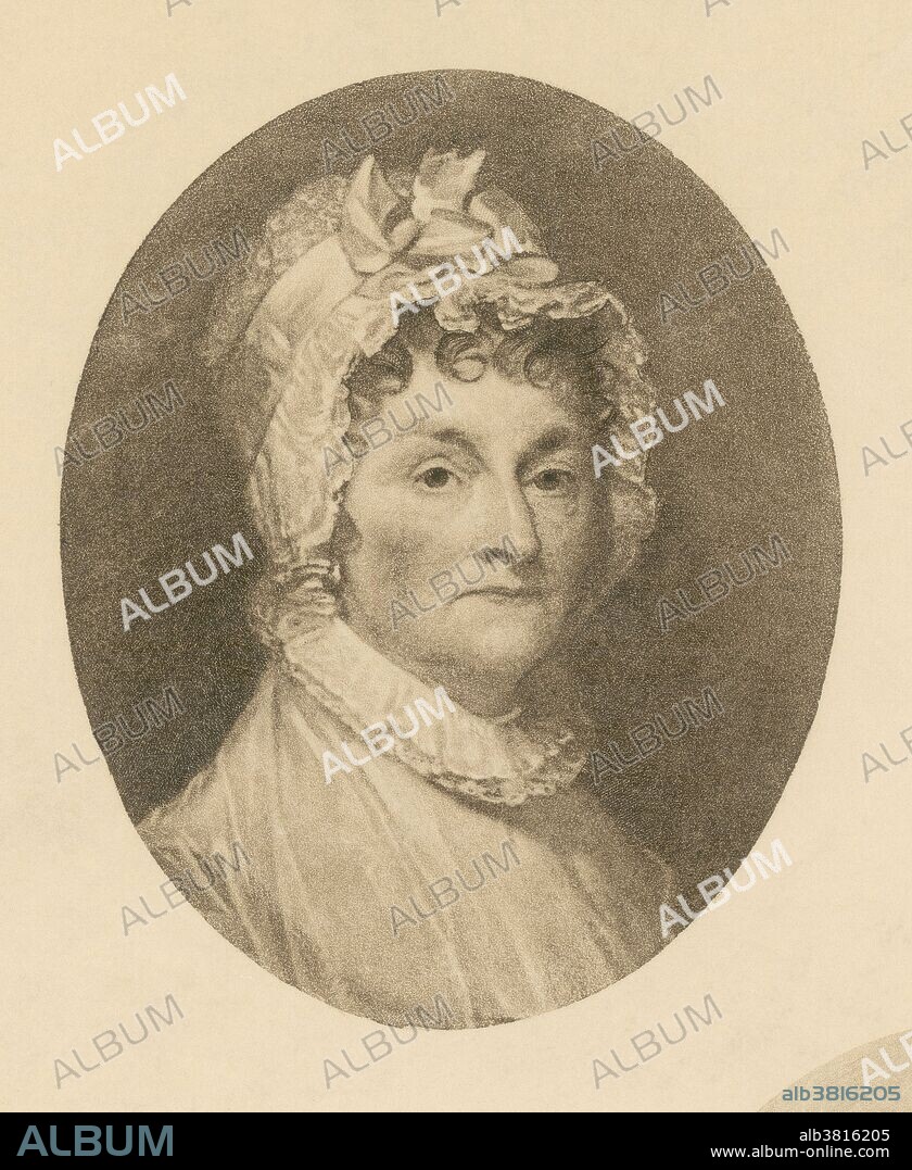 Abigail Smith Adams (November 22, 1744 - October 28, 1818) was the wife of John Adams, the first Vice President, and second President, of the United States, and the mother of John Quincy Adams, the sixth President of the United States. Her life is one of the most documented of the first ladies. She is remembered for the many letters she wrote to her husband while he stayed in Philadelphia, Pennsylvania, during the Continental Congresses. John frequently sought the advice of Abigail on many matters, and their letters are filled with intellectual discussions on government and politics. The letters serve as eyewitness accounts of the American Revolutionary War home front. She died in 1818 of typhoid fever. She was 73 years old, exactly two weeks shy of her 74th birthday.