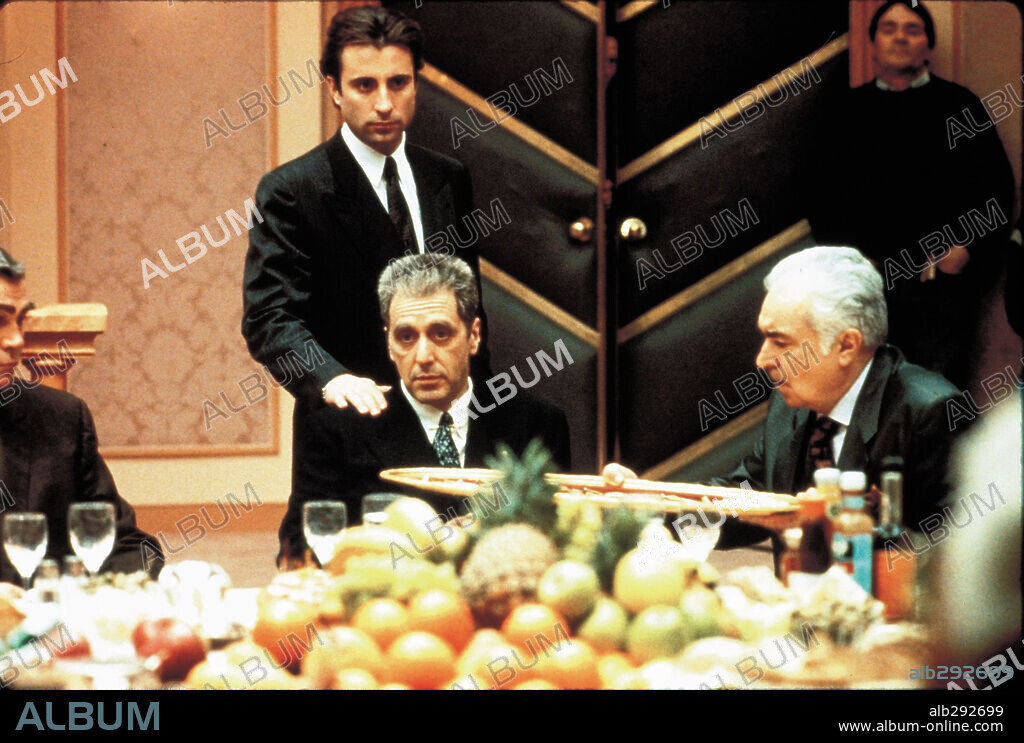 AL PACINO y ANDY GARCIA en EL PADRINO III, 1990 (THE GODFATHER PART III), dirigida por FRANCIS FORD COPPOLA. Copyright PARAMOUNT PICTURES.