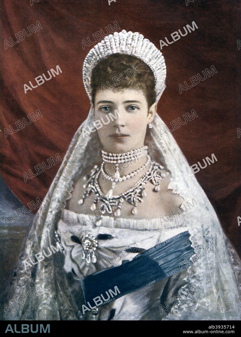 Princess Marie Sophie Frederikke Dagmar, Dowager Empress of Russia, late 19th-early 20th century. Marie Sophie Frederikke Dagmar (1847-1928) was the wife of Tsar Alexander III and mother of Nicholas II.
