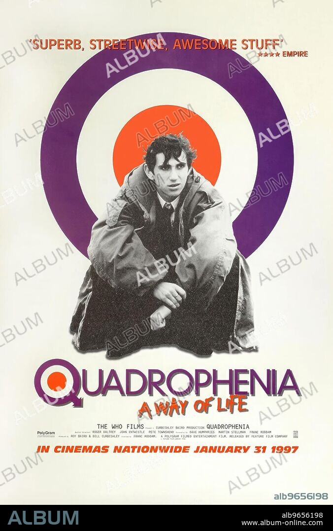 Affiche de QUADROPHENIA, 1979, réalisé par FRANC RODDAM. Copyright WORLD NORTHAL. Portada de album The Who  The Kids Are Alright
Sello:	MCA Records  MCA2 11005
Publicado:	Jun 23, 1979
Género:	Rock
Estilo:	Soundtrack.