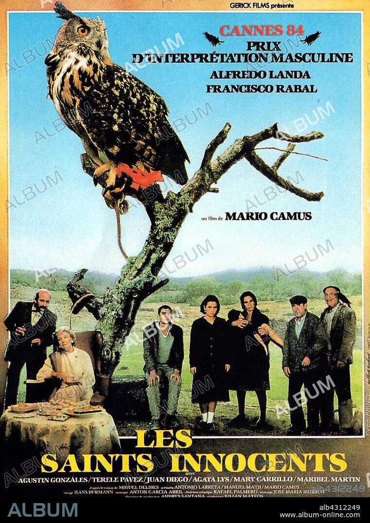Poster of THE HOLY INNOCENTS, 1984 (LOS SANTOS INOCENTES), directed by MARCEL CAMUS. Copyright GANESH P.C./TELEVISION ESPAÑOLA (TVE).