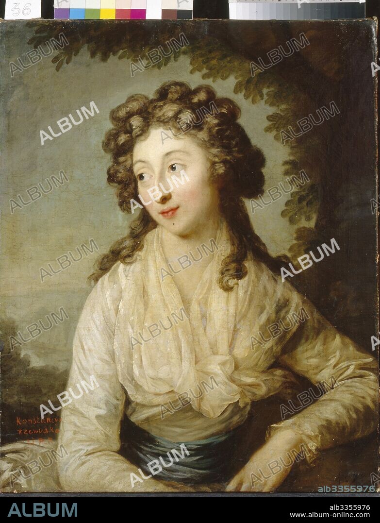 ANTON GRAFF. Portrait of Konstancja Lubomirska (Rzewuska).